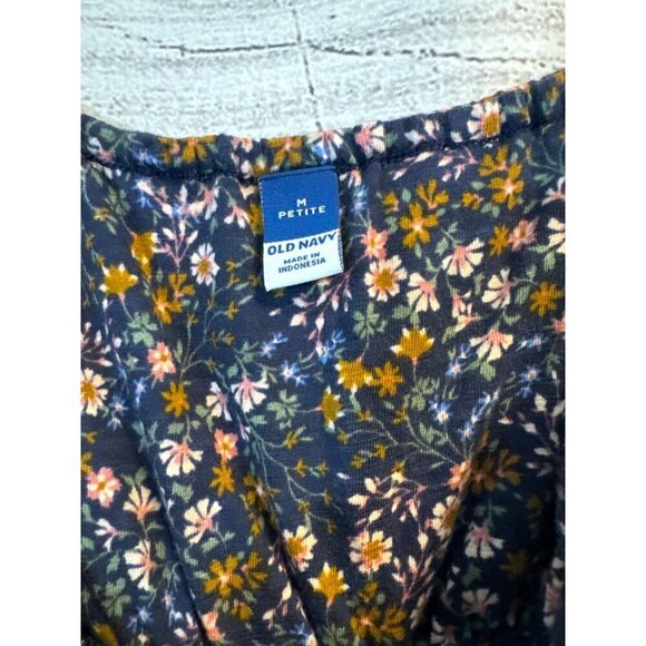 Old Navy Waist-Defined Floral Midi Cami Dress Size MP - Picture 2 of 3
